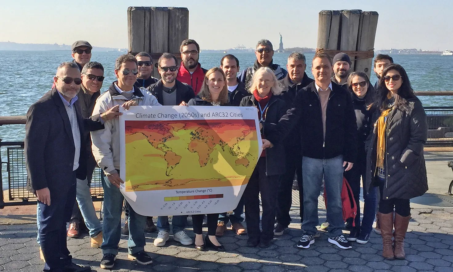 Un equip de investigació sobre canvi climàtic en una recent imatge a Nova York (imatge: giss.nasa.gov)