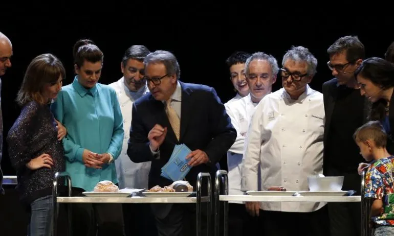 Ferran Adrià, Carme Ruscalleda, Christian Escribà i Joan Roca seran els encarregats d'engegar la "Fàbrica de menjar solidari" (Font: atrapalo.com)