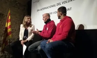 Imatge de l'entrevista als voluntaris de Proactiva Open Arms.