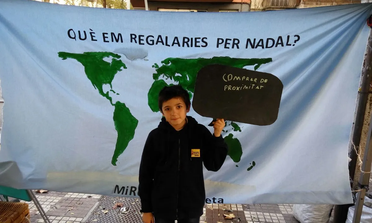 Què li regalarieu al planeta per Nadal? (imatge: Greenpeace Catalunya)