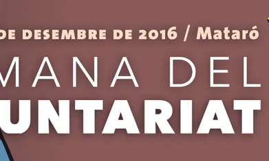 La setmana del voluntariat es portarà a terme del 12 al 20 de desembre. (Font: Ajuntament de Mataró)