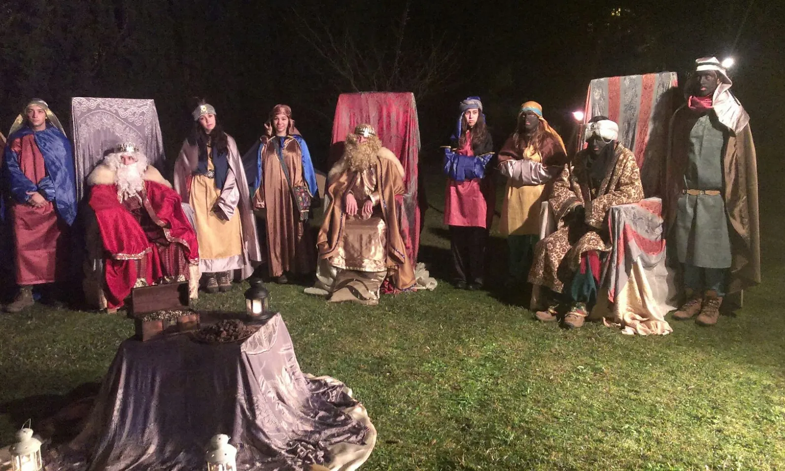 Pessebre Vivent de Sant Martí Vell.    Font: Amics del Pessebre Vivent de Sant Martí Vell