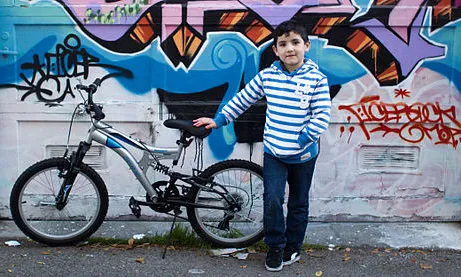La bicicleta, una eina d'integració pels refugiats. Font: Wikimedia
