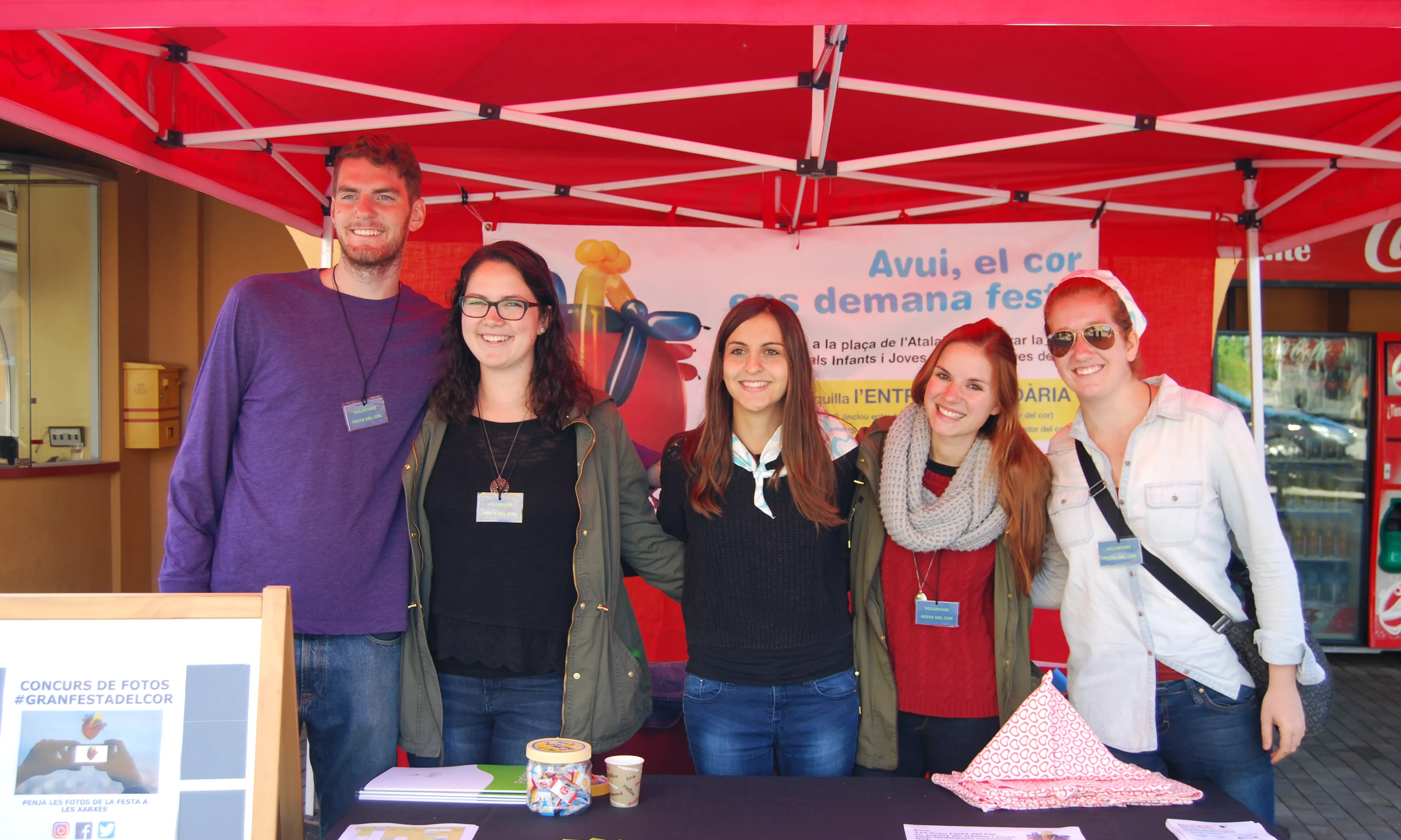 Persones voluntàries d'Àmerica del Nord van participar en la "Festa del Cor" (Font: AACIC)