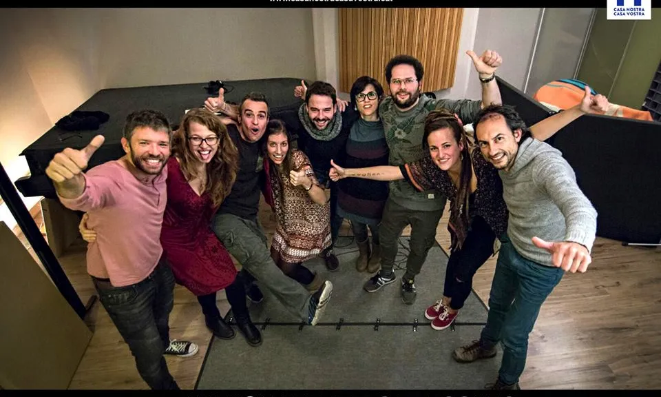 Cantants del tema "Un món per a les persones" / Foto: Oriol Barri