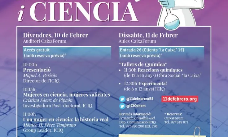 I Jornades Dones i Ciència, a Tarragona. Font: 11defebrero.org