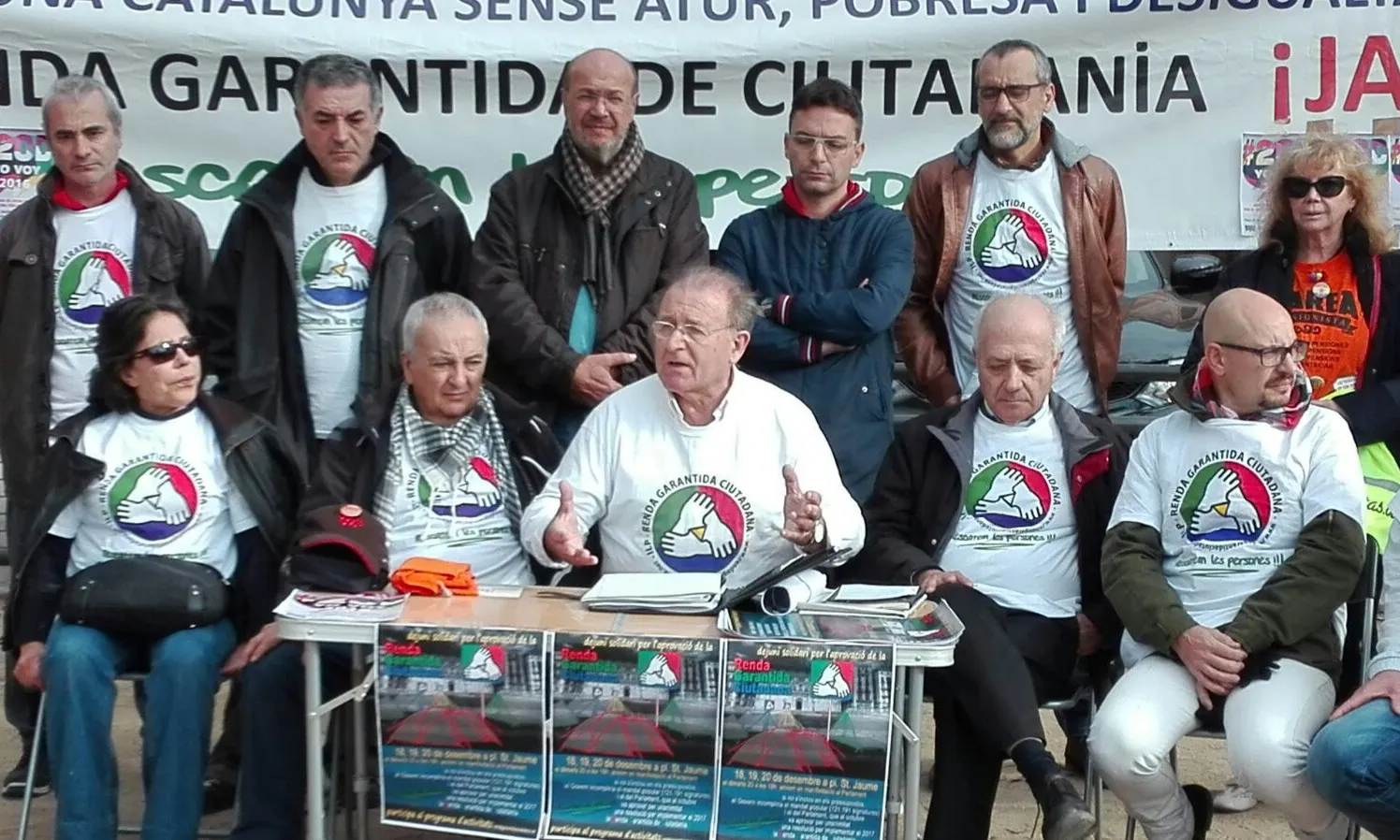 Membres de la comissió que va impulsar la prestació. Font: Comissió promotora de l'ILP per a l'RGC