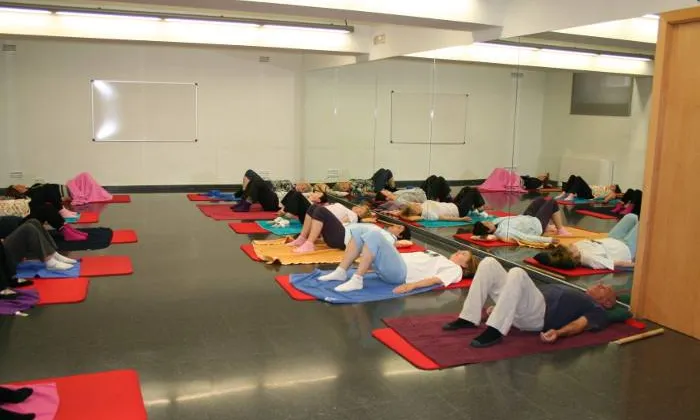 Activitat de microgimnàstica d'Oncolliga