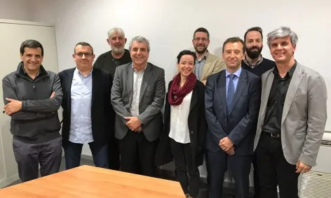Representants de les entitats que formen part de la nova associació