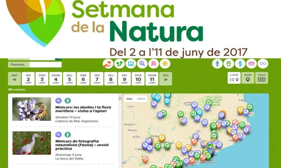 La Setmana de la Natura proposa centenars d'activitats per connectar amb la Natura 