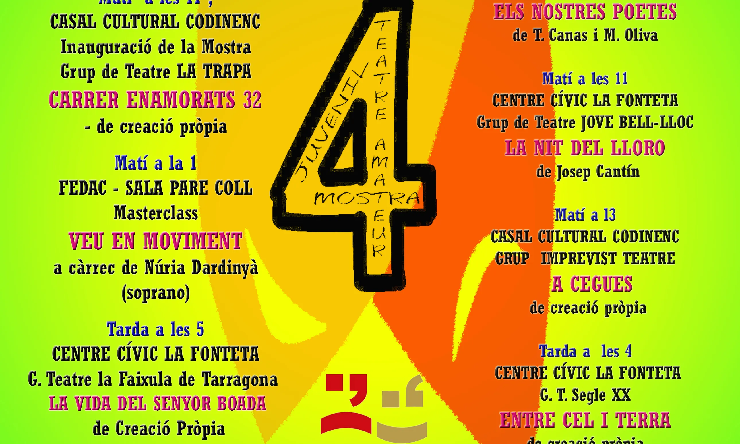 Cartell de la mostra de 2017 amb la programació