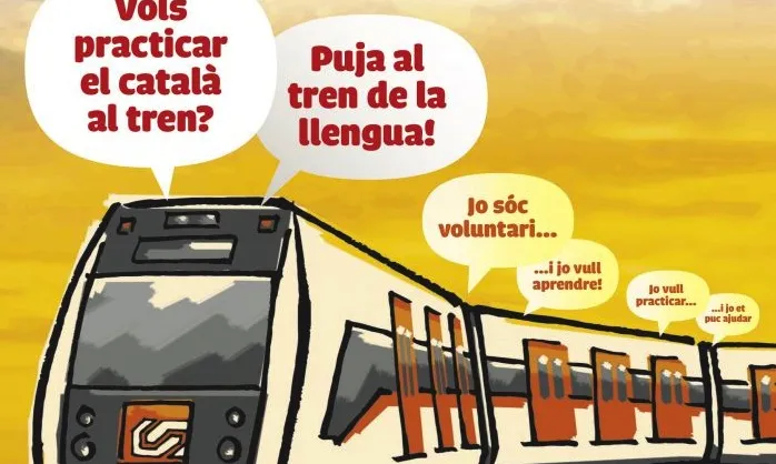 La iniciativa "El Tren de la llengua" promou les parelles lingüístiques als trens