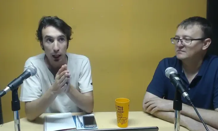  Ruben Suriñach i Pedro Molina, al webinar de xarxanet.org sobre eines de transparència