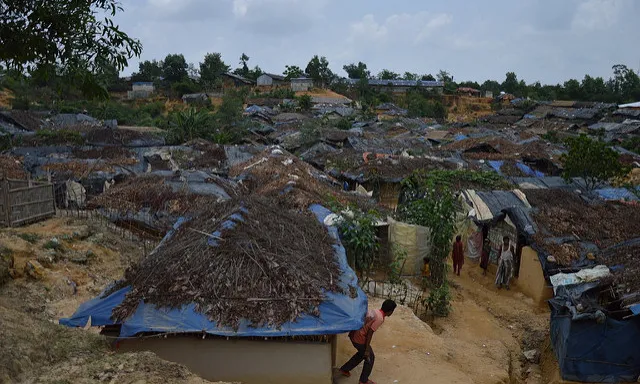 Poblat rohingya a Bangladesh. 