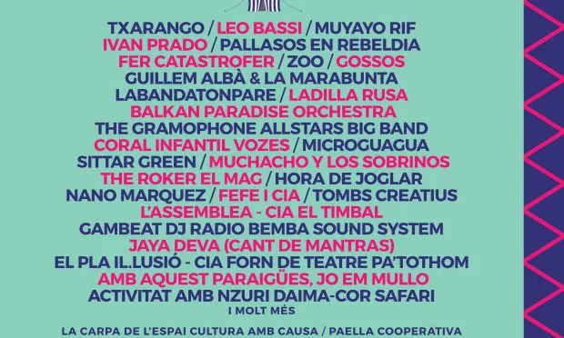 Cartell del Festival Esperanzah! 2017