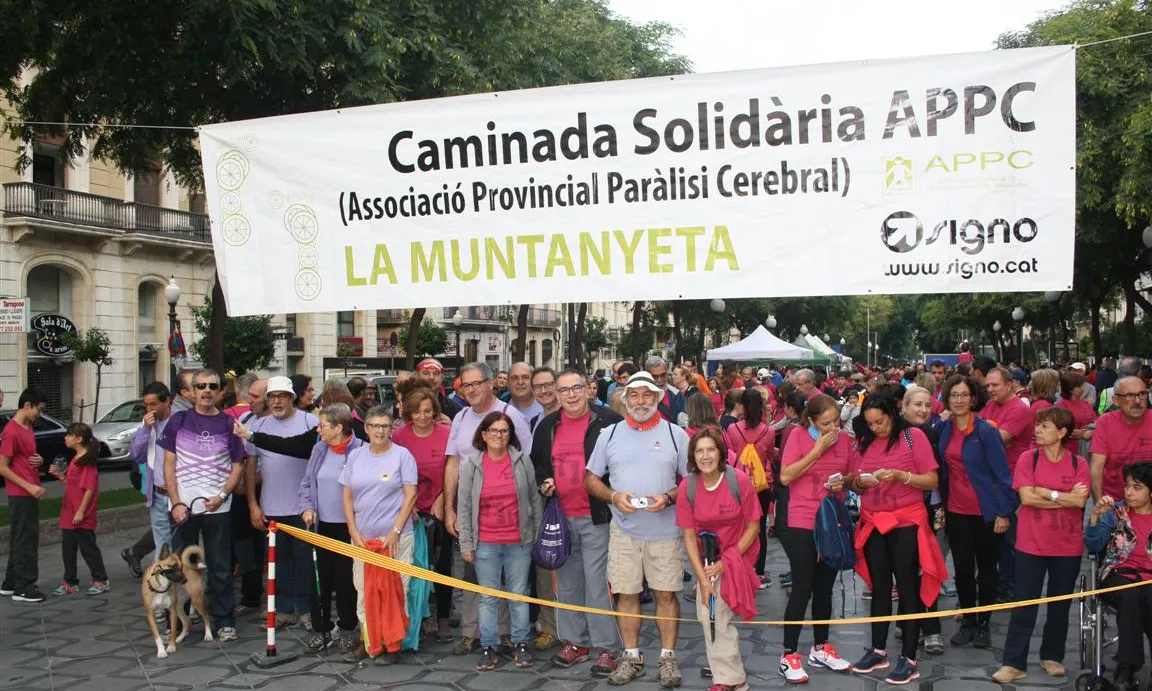 Imatge de l'inici de la 7a caminada La Muntanyeta