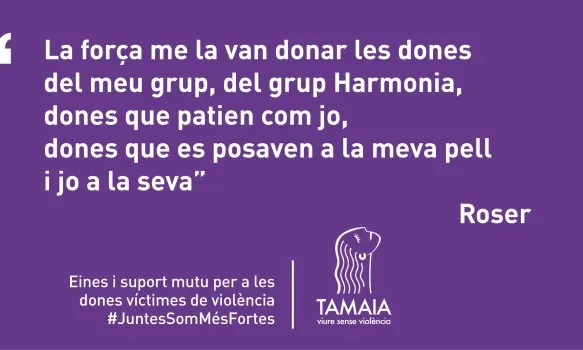 Frase d'una participant de Tamaia