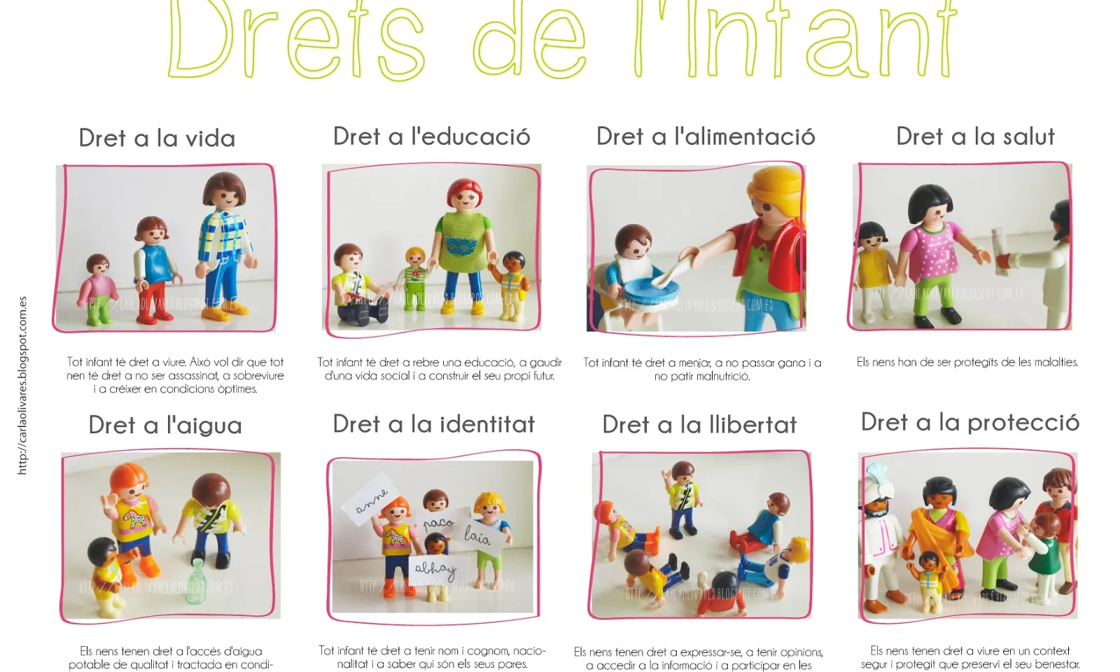 Alguns dels drets dels infants.