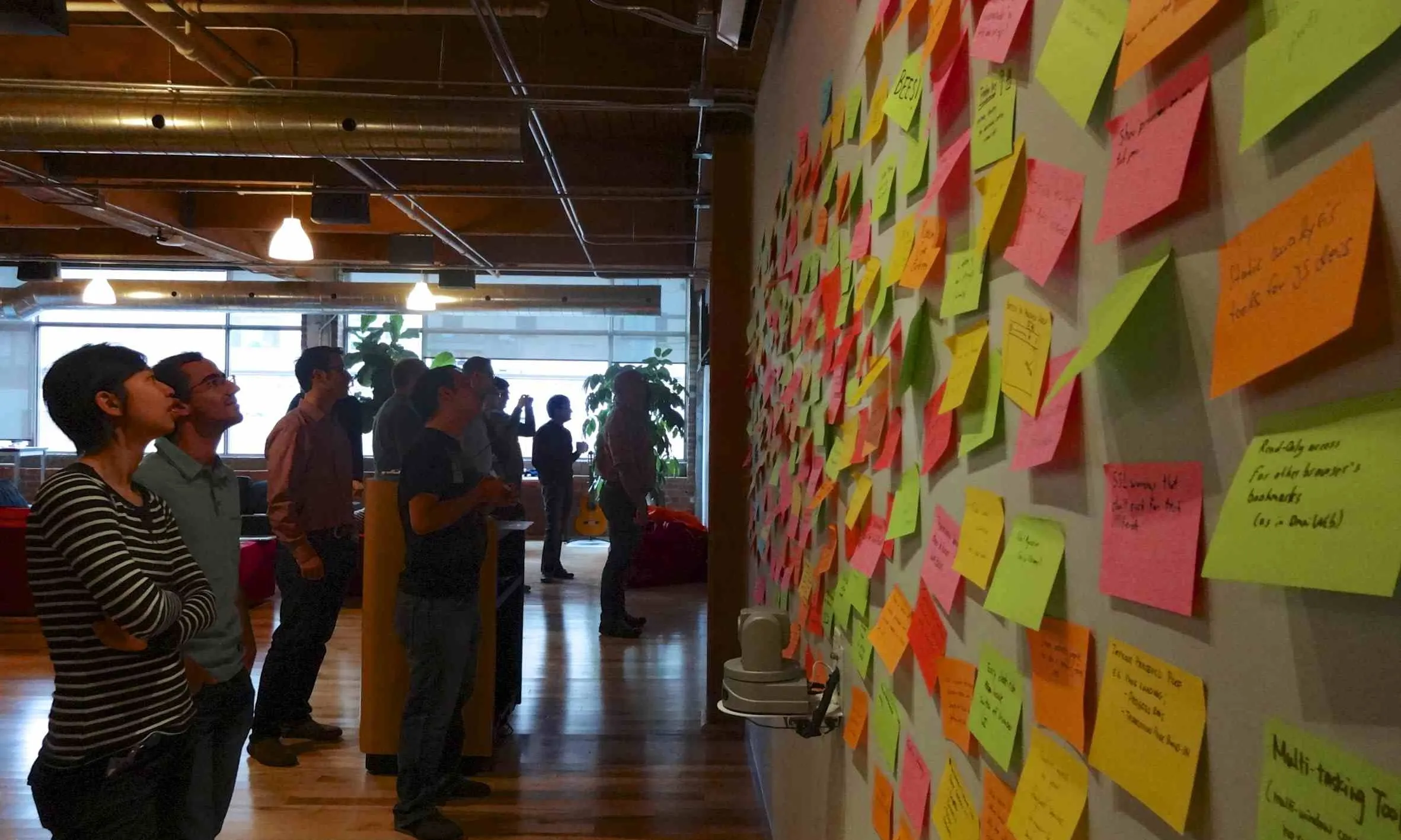 Exposició de post-it