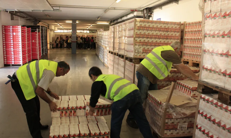 Recollida d'aliments del Gran Recapte