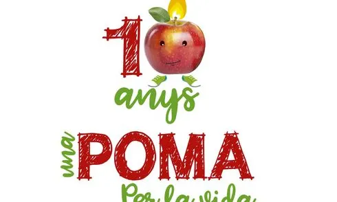 La campanya “Una Poma per la Vida” compleix 10 anys
