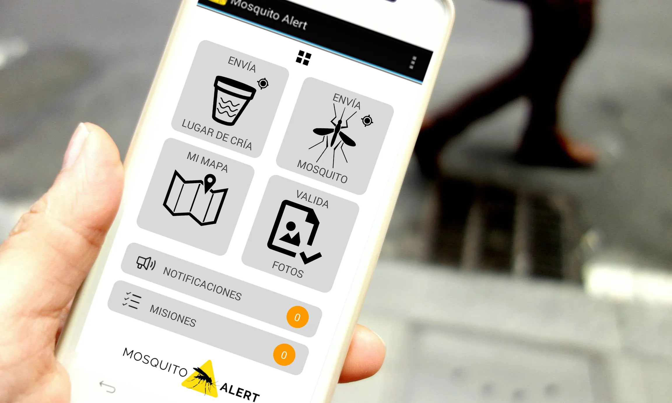 App pels voluntaris de MosquitoAlert