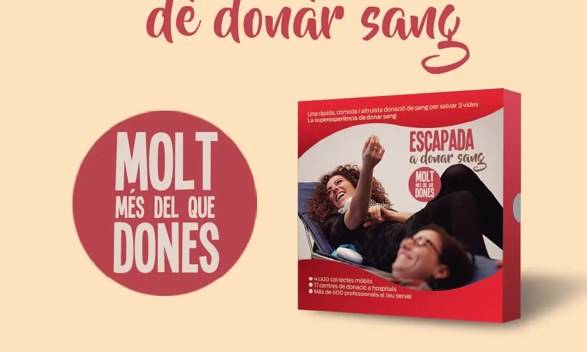 Cartell de La Marató de Donants de Sang.