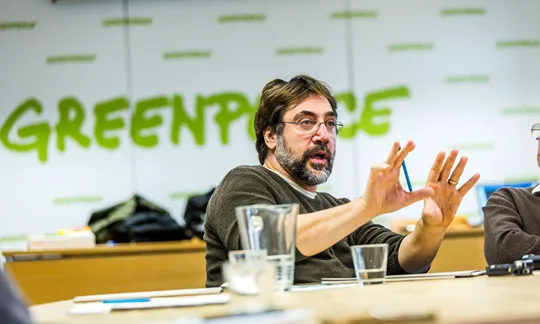 Javier Bardem ha participat en l'expedició a l'oceà Antàrtic amb Greenpeace