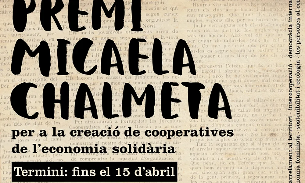 Premi Micaela Chalmeta 2018