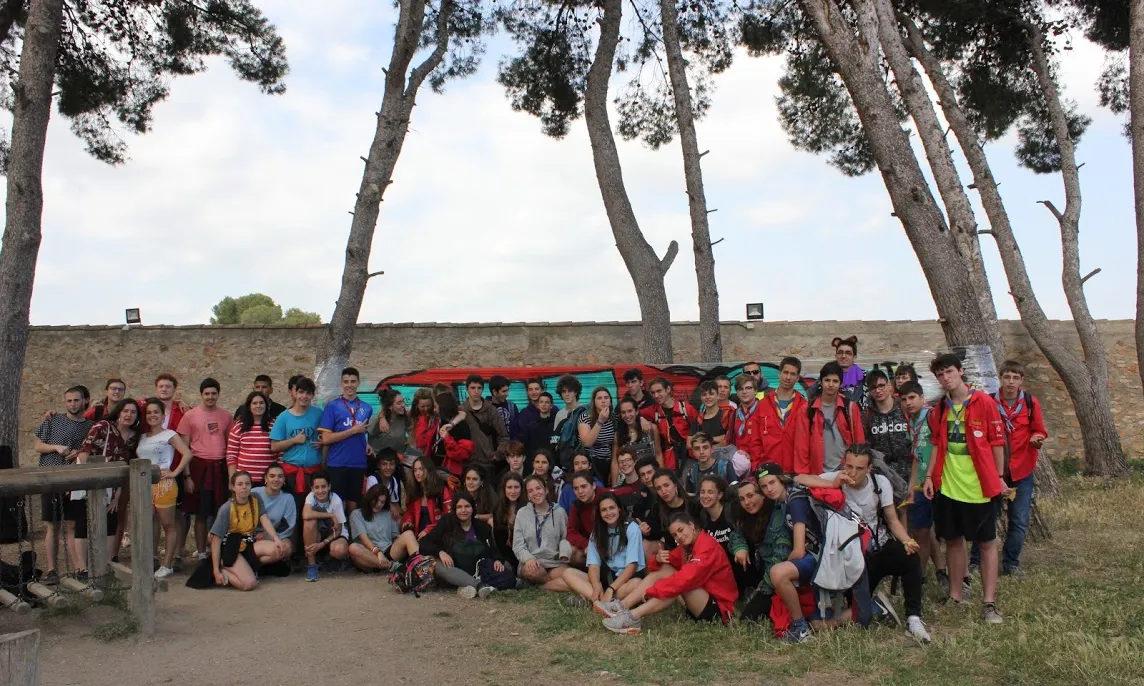 Foto de grup dels participants a la trobada Km.0