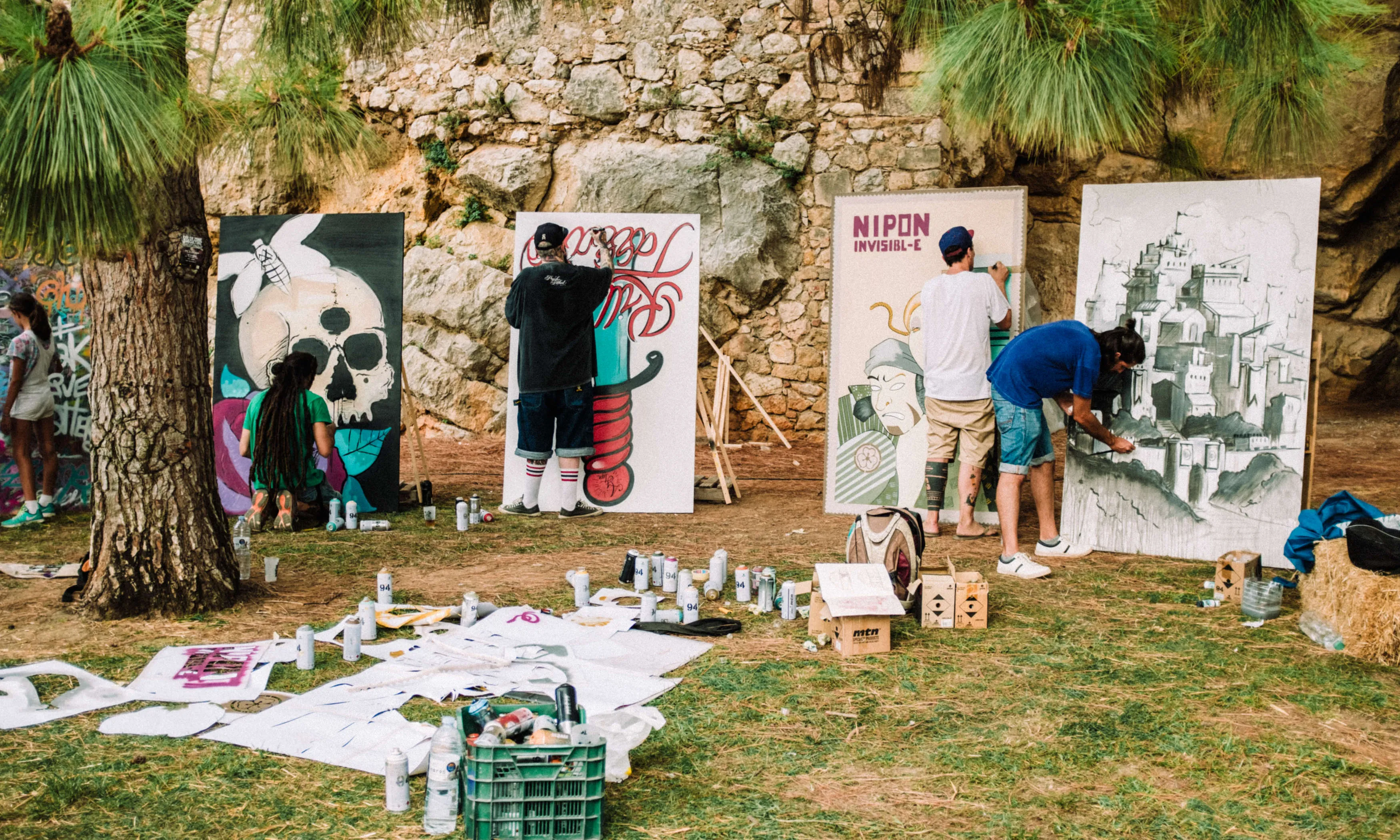 Durant la festa els grafiters i muralistes podran realitzar les seves obres.