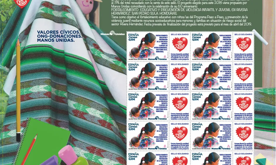 Correos col·labora amb Mans Unides