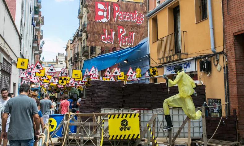 Perspectiva del carrer Perill 
