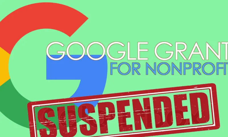 Si l'entitat no en fa un ús adequat Google pot suspendre el compte