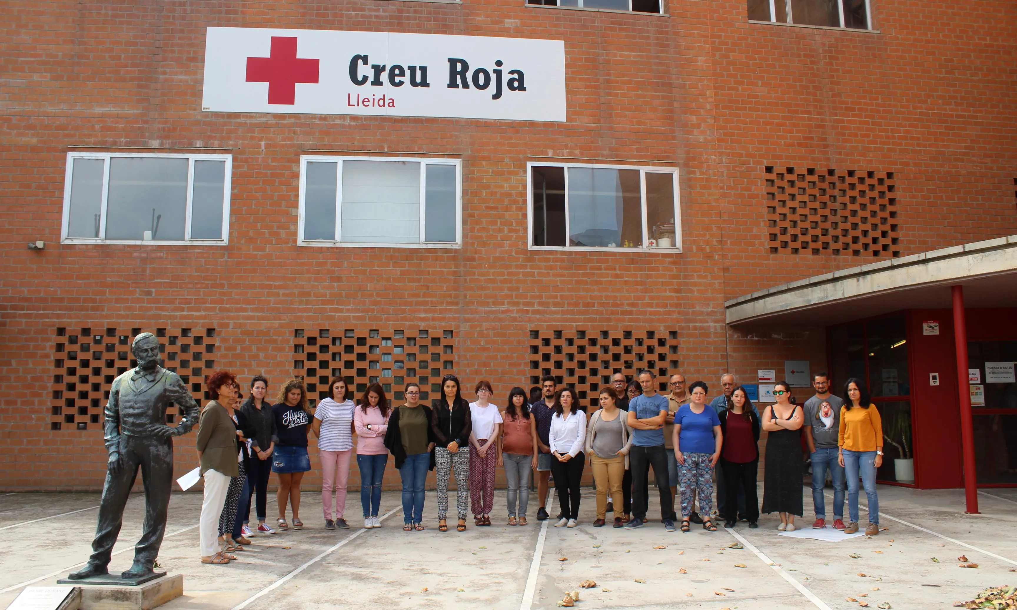 Personal de la Creu Roja de Lleida