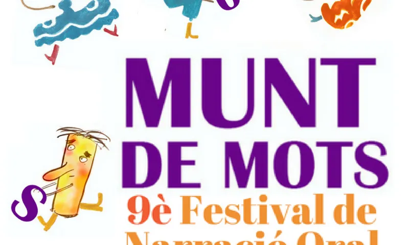 Cartell de la 9a edició del Festival Munt de Mots