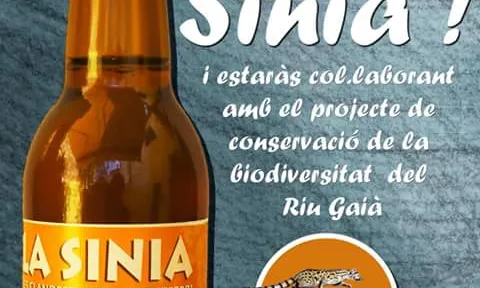 La cervesa La Sínia aporta recursos al projecte de conservació de la biodiversitat del riu Gaià