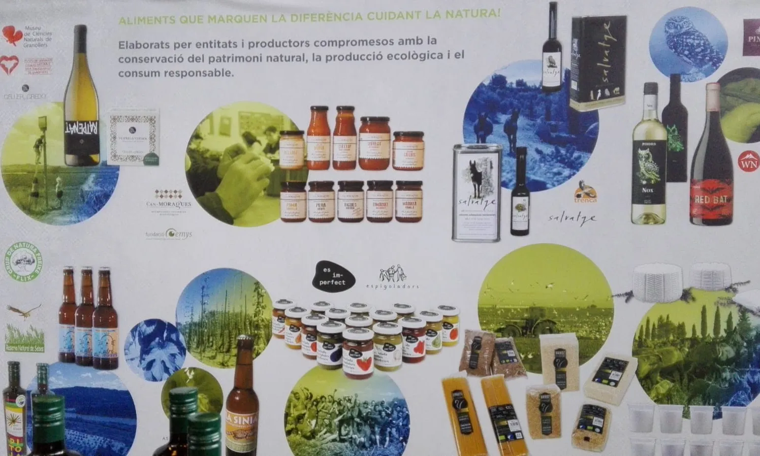 Cartell que recull diferents productes de custòdia