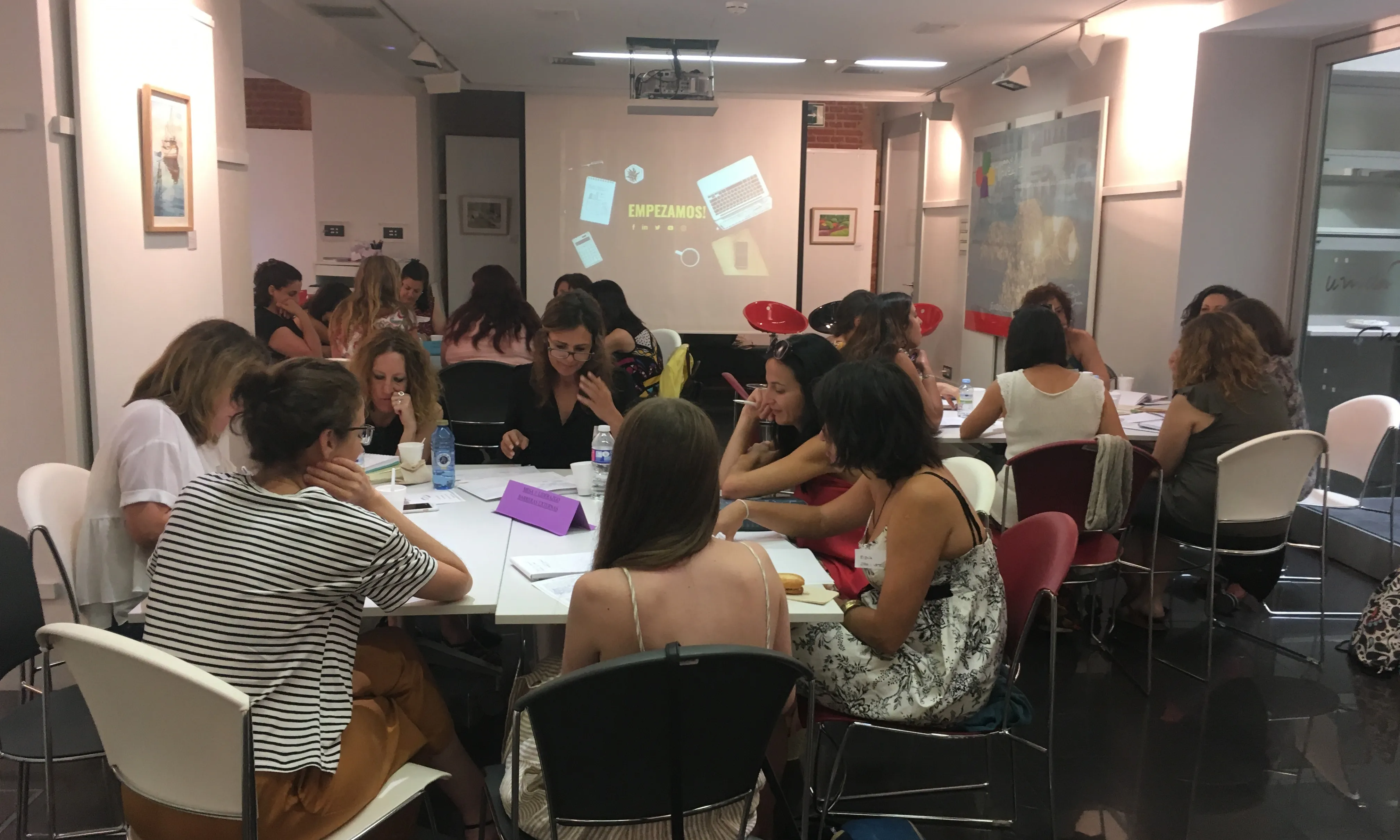 El Wolrd Café ja s'ha realitzat a Madrid, València i Ceuta. Font: Federació de Dones Progressistes.