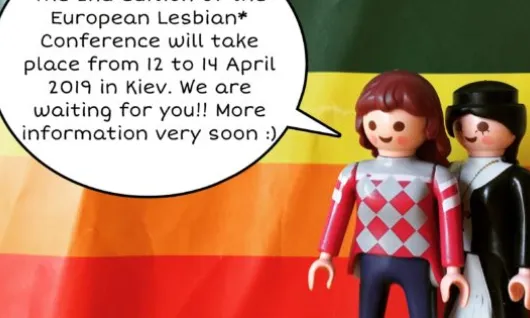 La segona conferència europea de lesbianes tindrà lloc a Kiev del 12 al 14 d'abril de 2019.