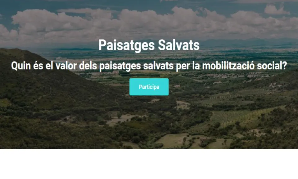 A partir del febrer s'obre un procés participatiu per identificar els valors que representen i aporten els paisatges salvats 