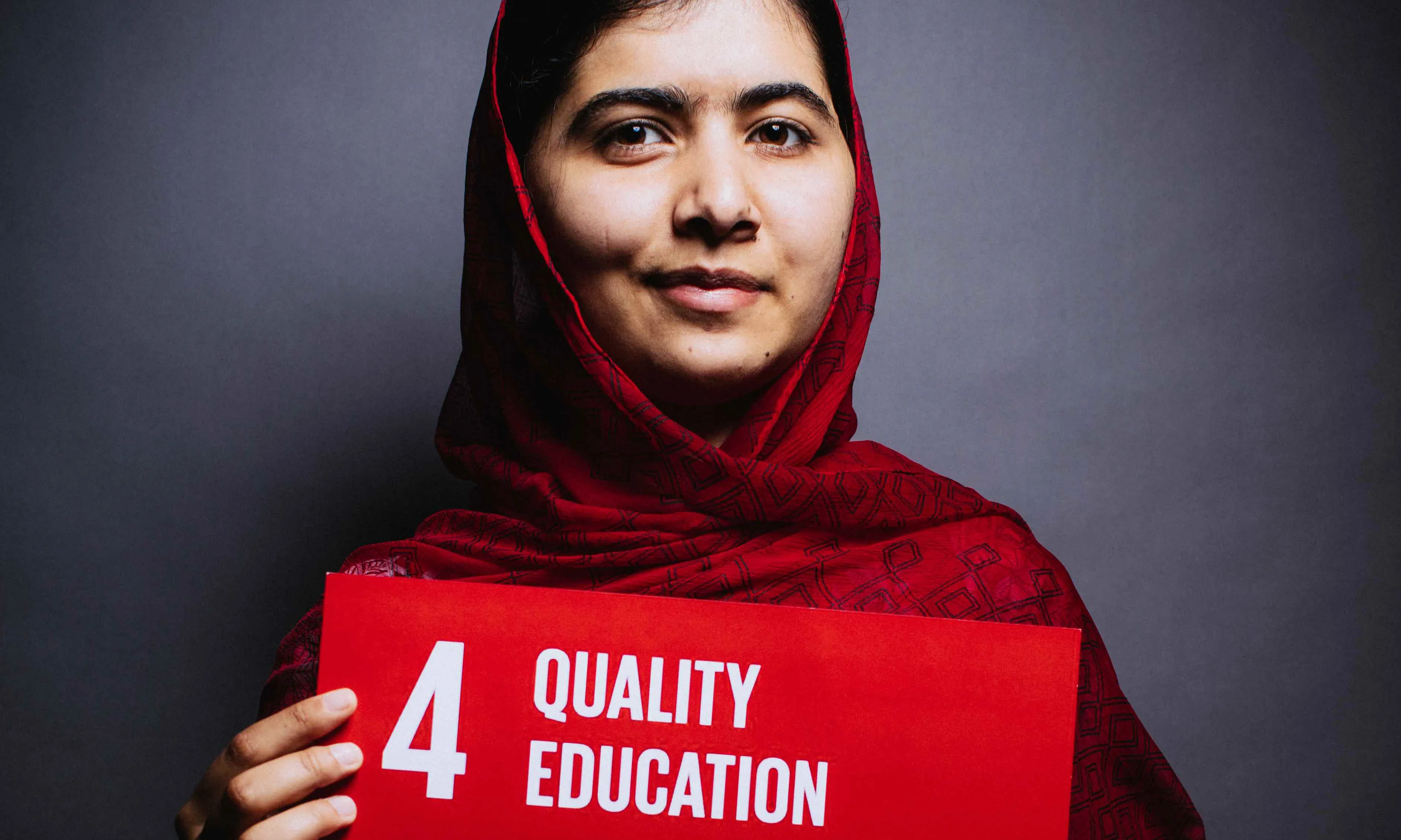 L'activista Malala Yousafzai dóna suport a l'ODS d'una educació de qualitat