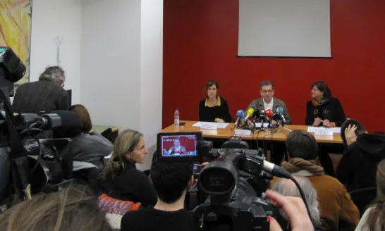 Roda de Premsa de l'aliança entre ECAS, FEDAIA i FEPA.