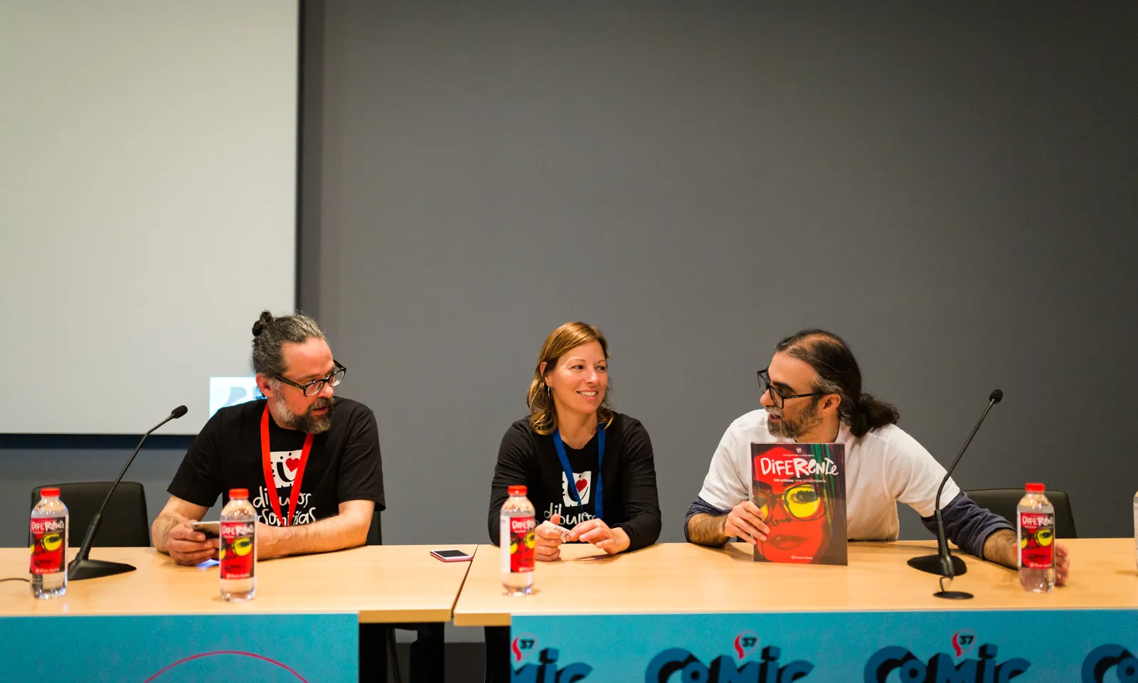 El projecte es va presentar a la passada edició del saló del còmic. Font: Dibuixos per Somriures.