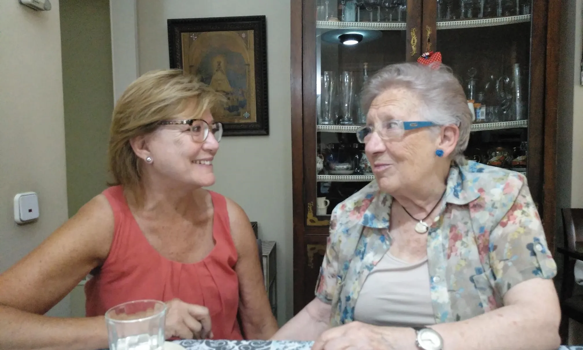La Pilar Freixa és voluntària de l’entitat des del 2009 i la Pilar Recha els va conèixer fa un parell d'anys. Font: Suport Associatiu.