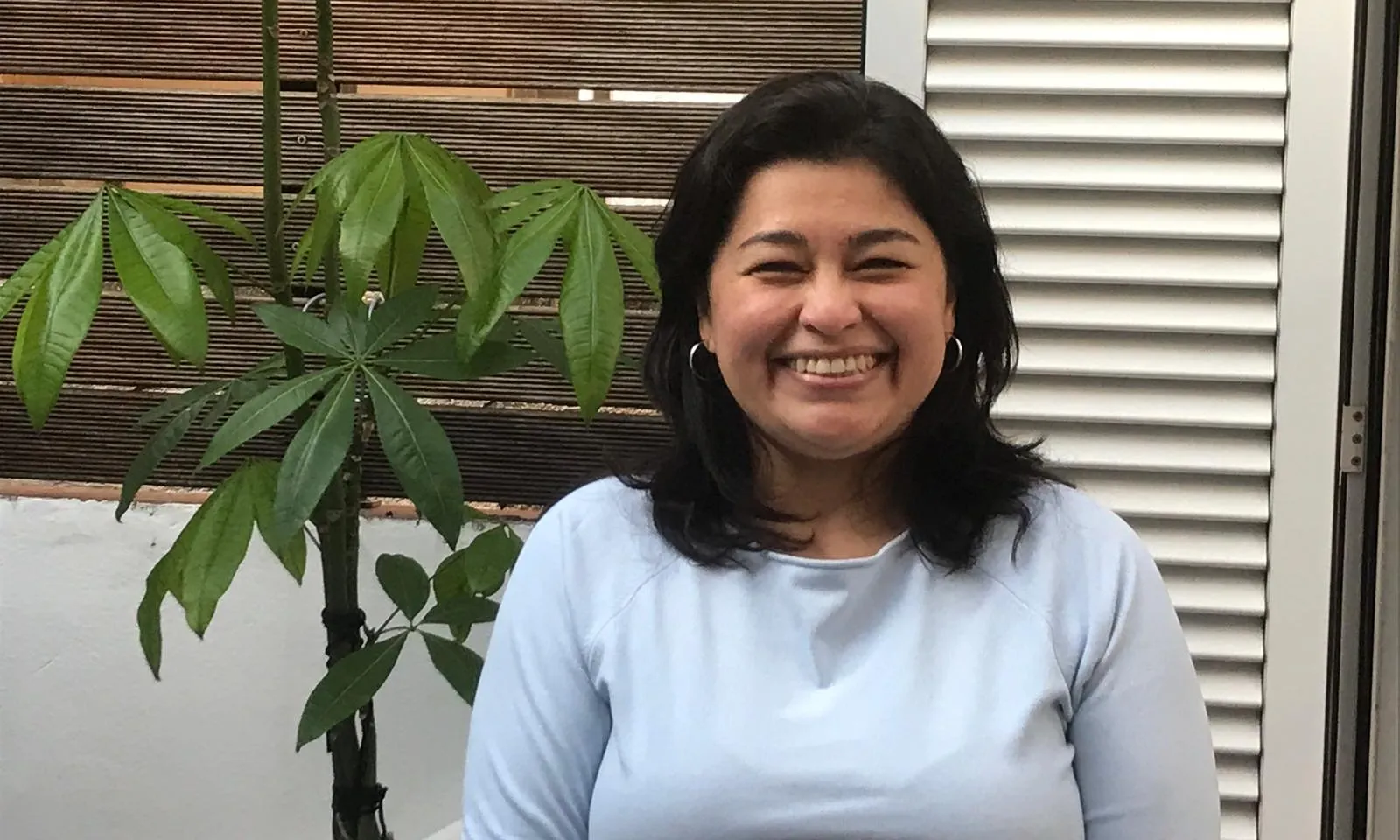 Rosario Palomino, catalana nascuda al Perú, és la impulsora de la iniciativa 'No em canviïs la llengua'. Font: R. P.