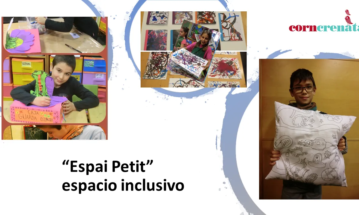 També treballa amb infants i joves amb projectes com 'Pinta-berenars’, que dona importància a la creativitat i els bons hàbits d’alimentació. Font: Associació Corncrenata.