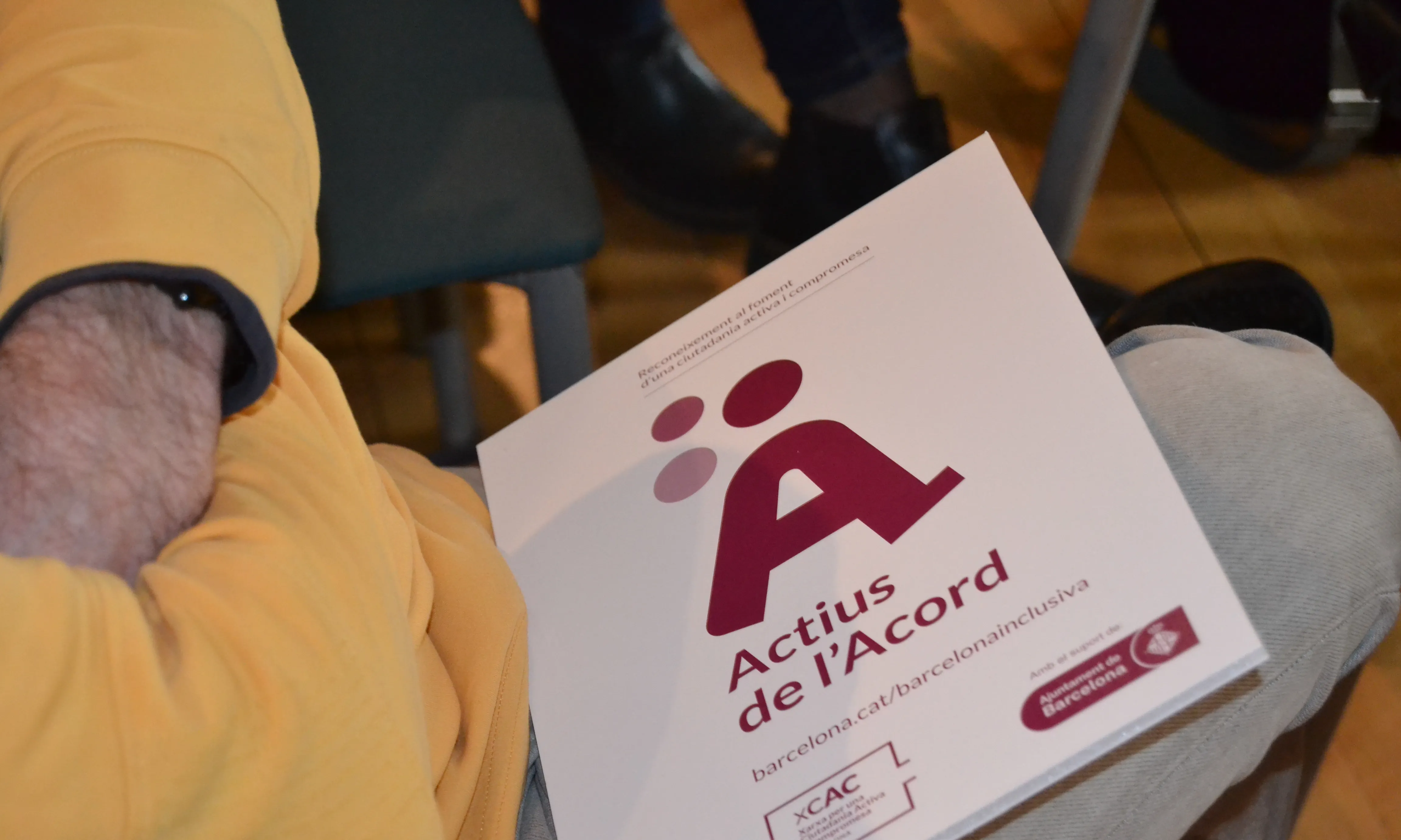 El segell 'Actius de l'Acord' reconeix entitats i iniciatives que treballen per promoure el compromís social ciutadà.