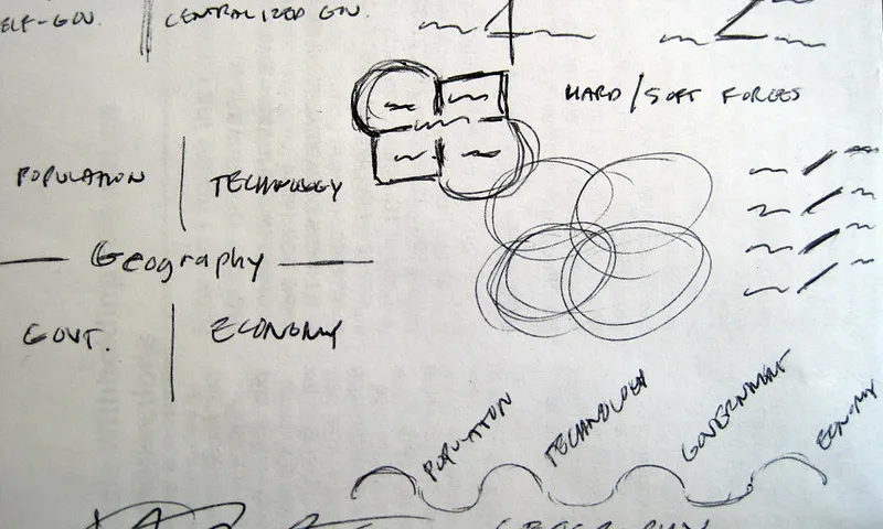 Fotografia d'un esbòs d'una infografia. Imatge de Nate Burgos. Llicència d'ús CC BY-ND 2.0