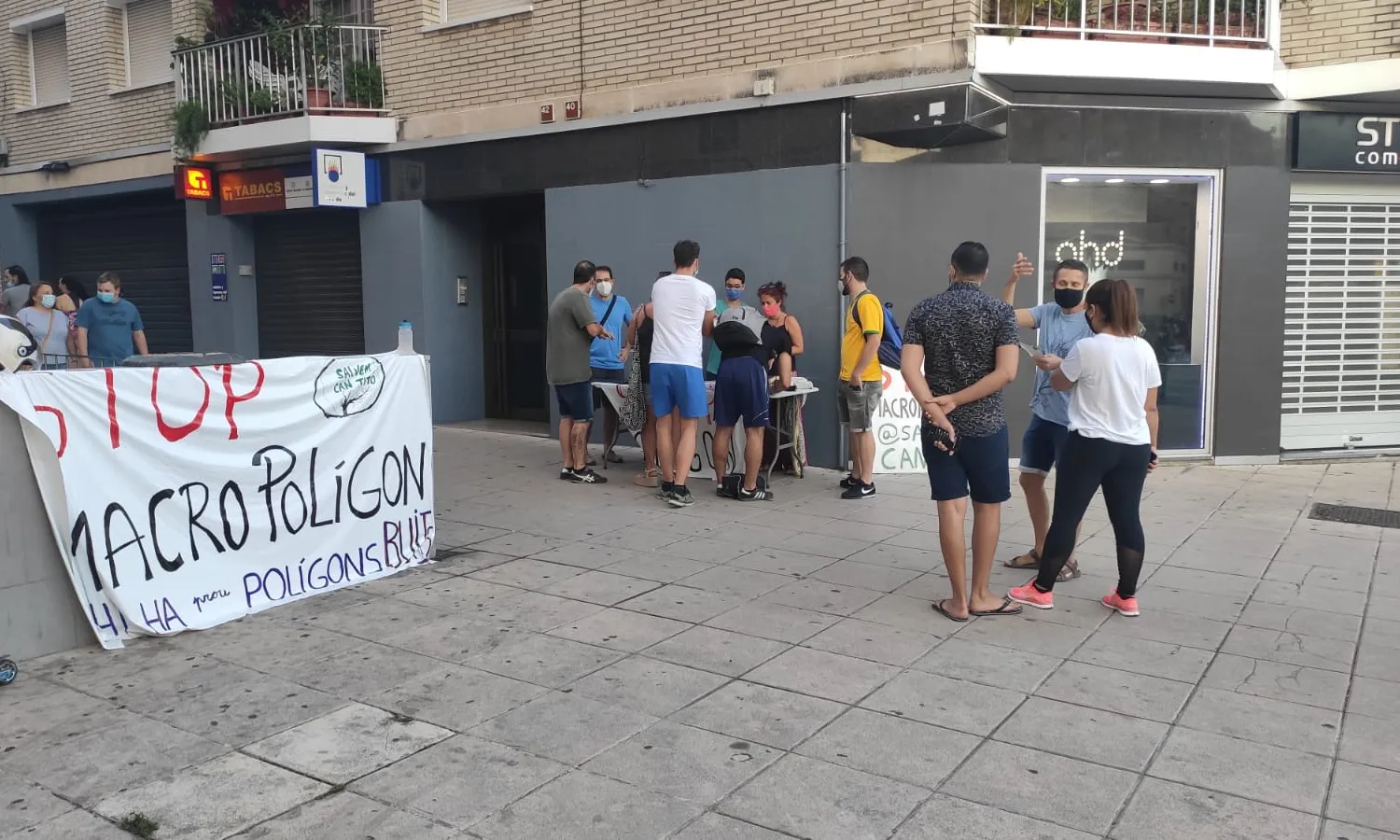 Recollida de signatures el passat 13 de setembre per aturar el PDUAECO.